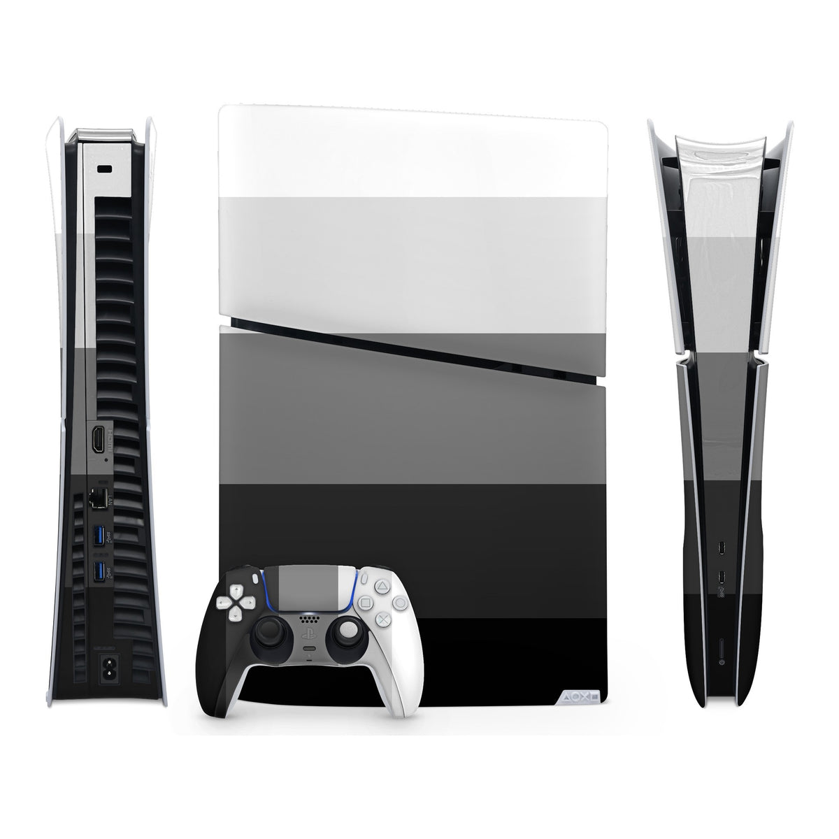 Palette White PlayStation 5 Slim Digital skin by Decalz