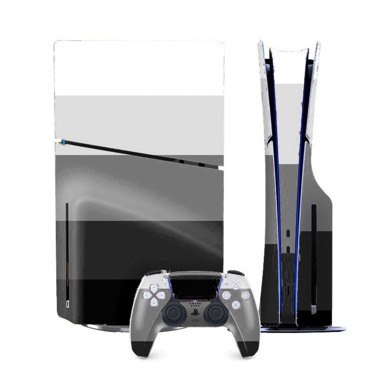 Palette White PlayStation 5 Slim skin by Decalz