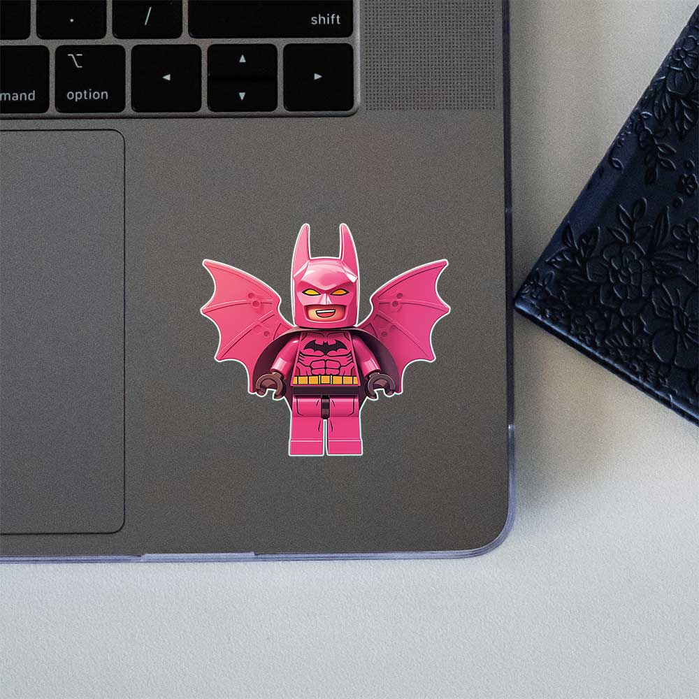Pink Batman Lego Sticker
