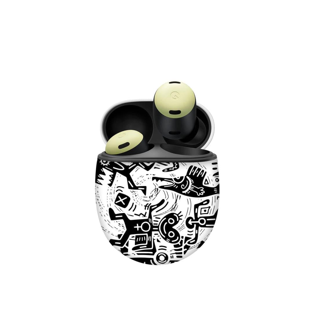 Pixel Buds Pro Monochromatic Psycho skins