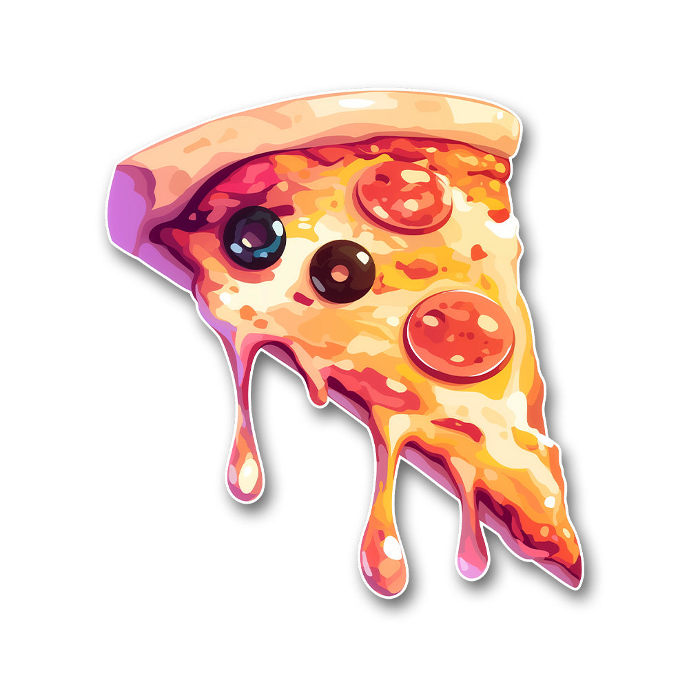 Pizza Slice Melting Sticker