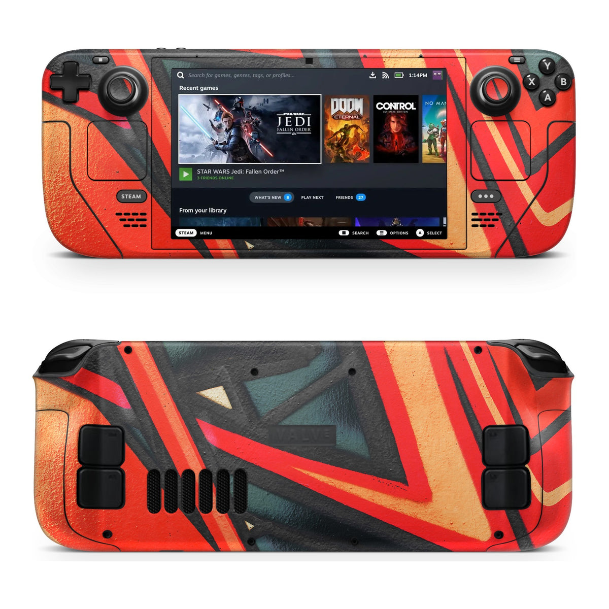 Plasma Steam Deck skin by Decalz