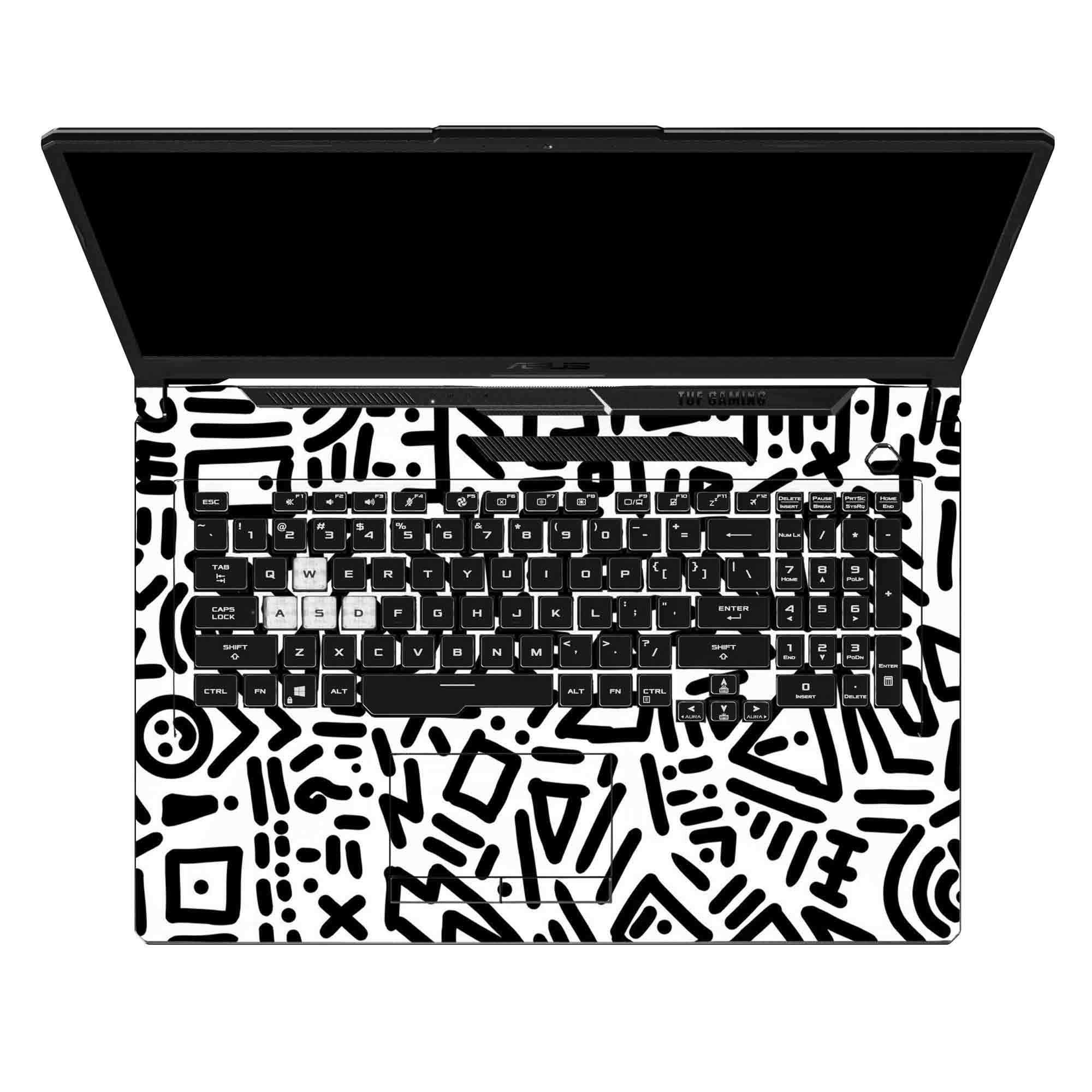 Playful Doodle Elements - Laptop Skins