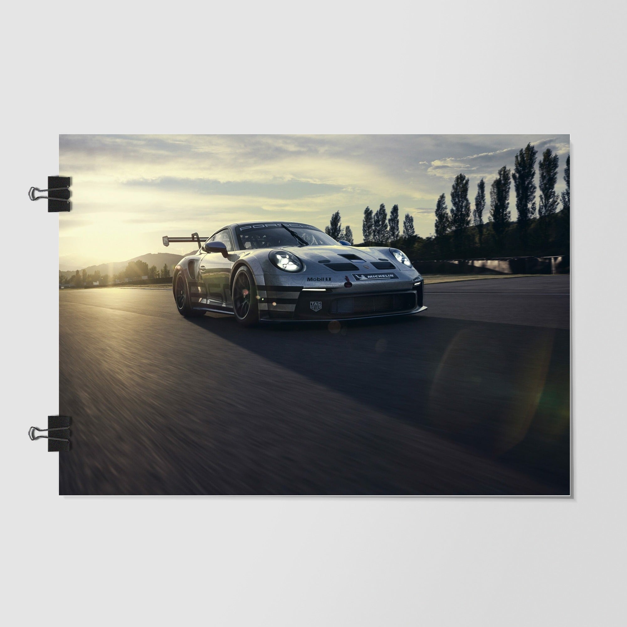 Porsche 911 Black Cinematic Shot by Decalz
