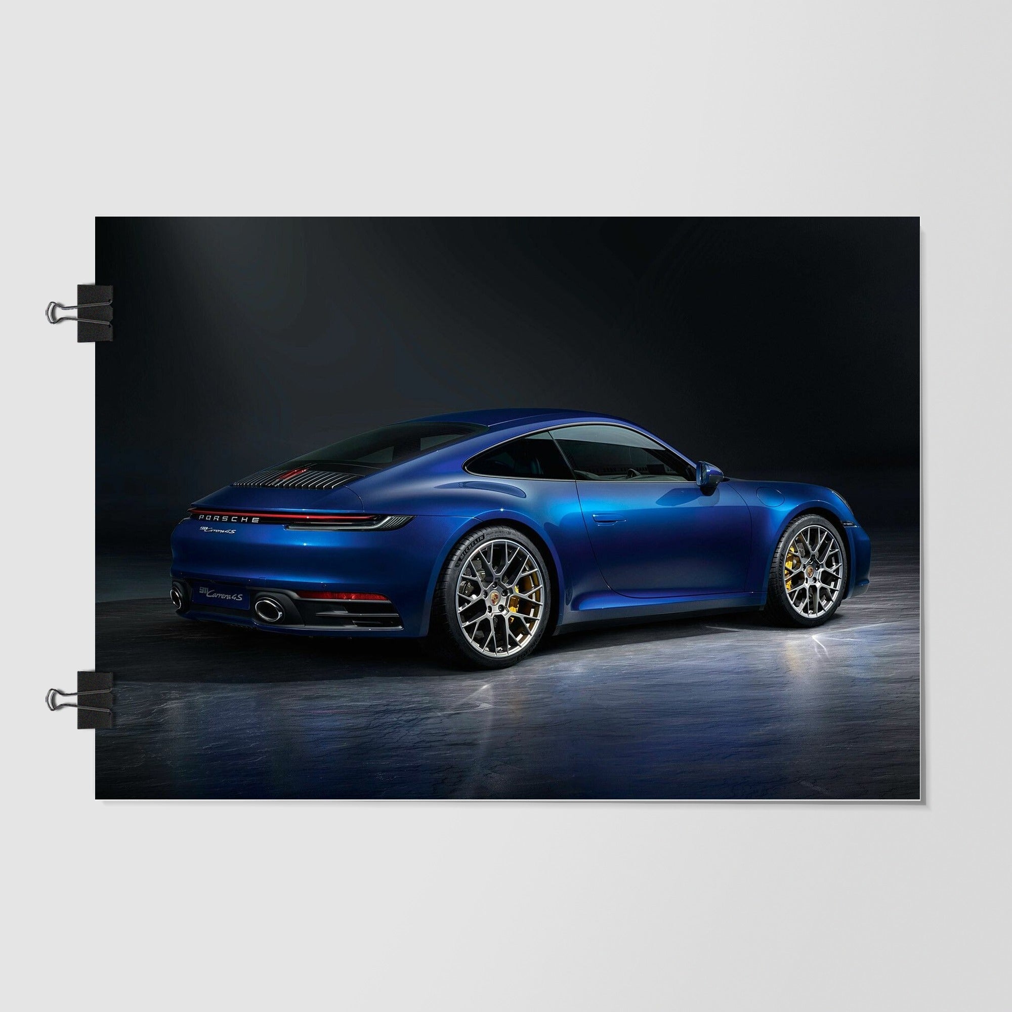 Porsche 911 Black Night Scene by Decalz