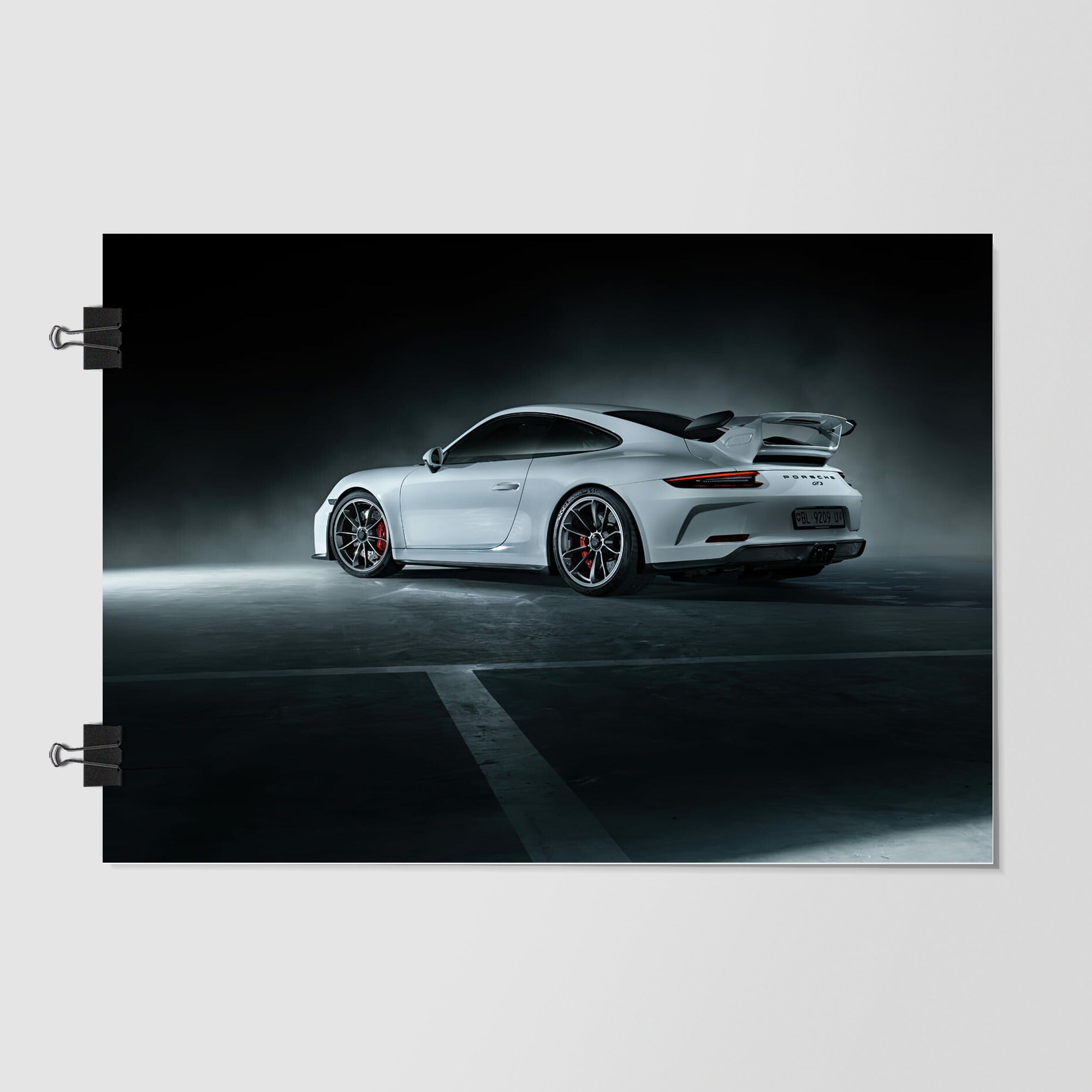 Porsche 911 Black Urban Scene by Decalz