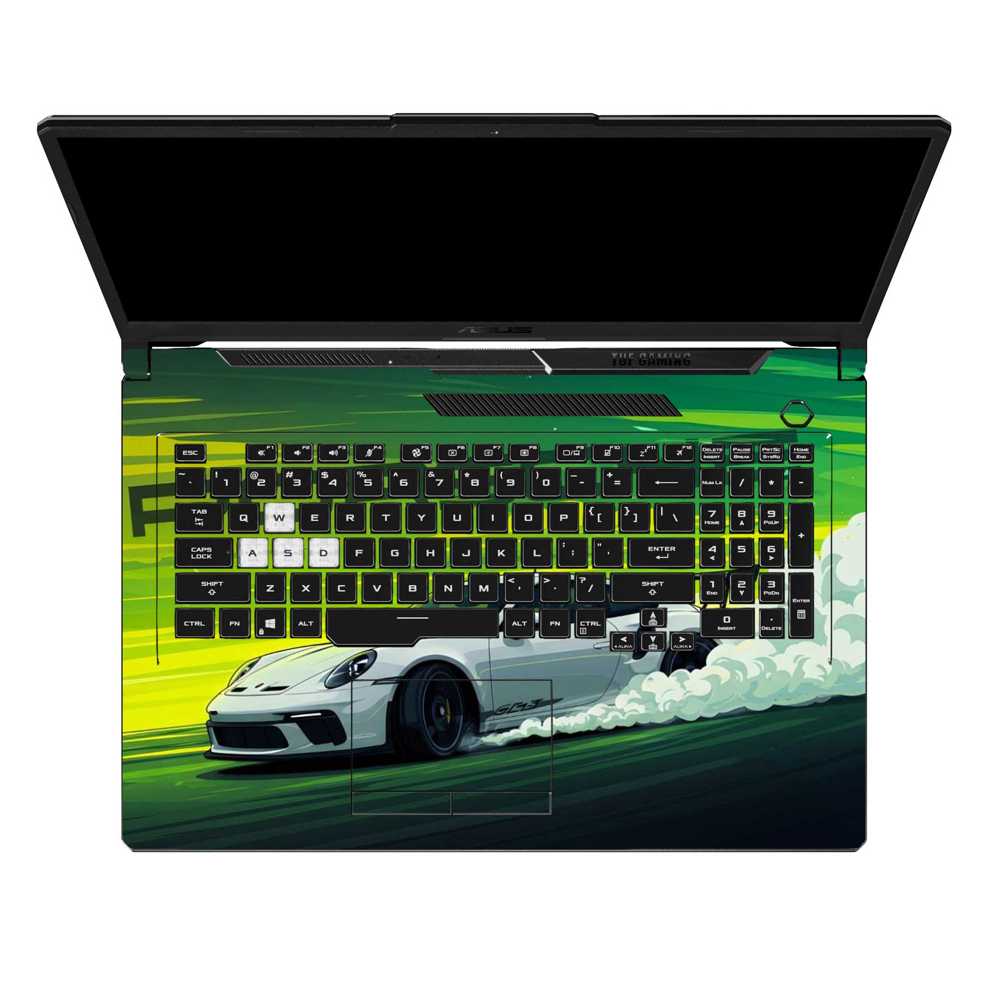 Porsche Green Drift - Laptop Skins