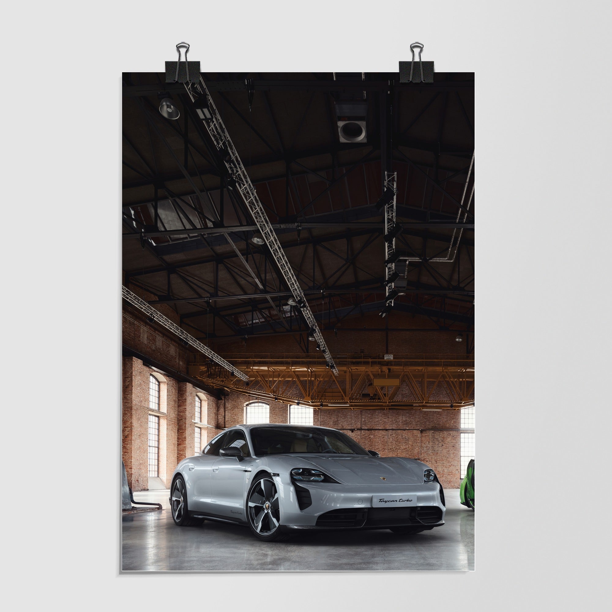 Porsche Taycan Black Dramatic Lighting by Decalz