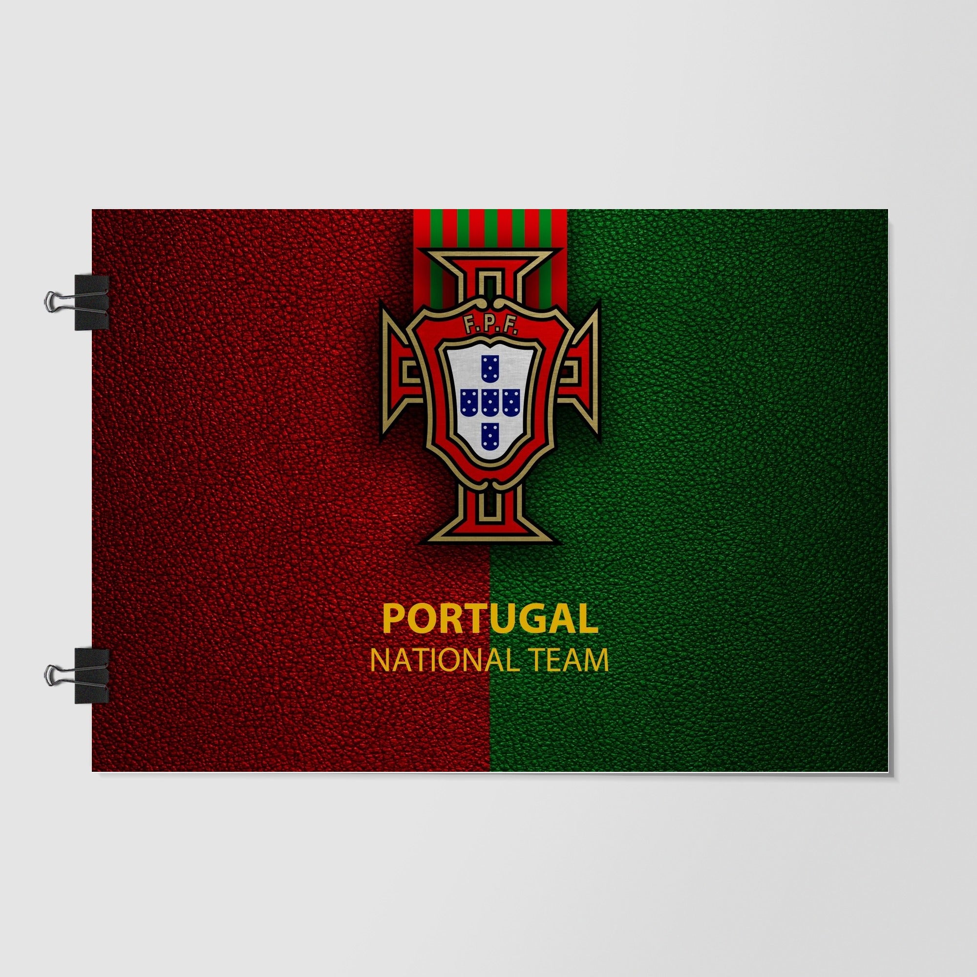 Portugal National Football Team Black Night Scene by Decalz