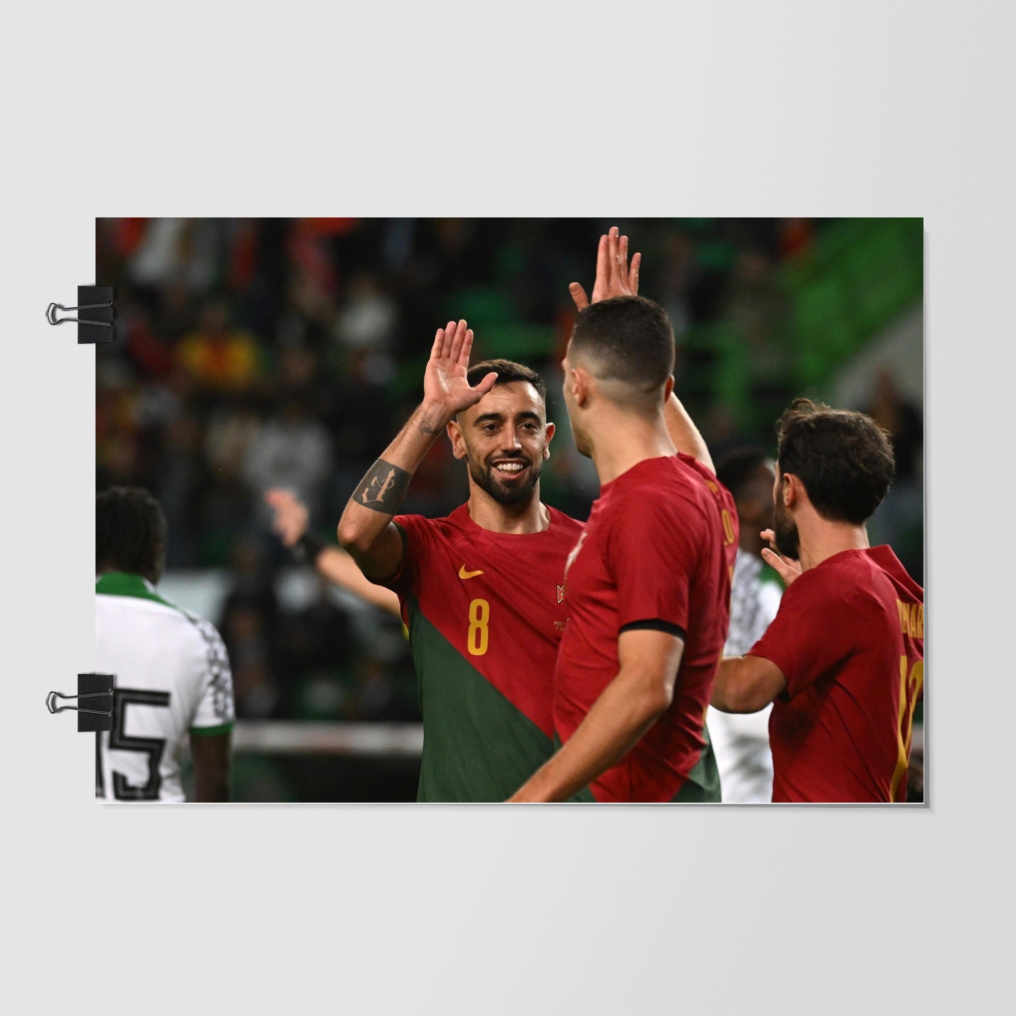 Portugal National Football Team Black Rear Angle by Decalz