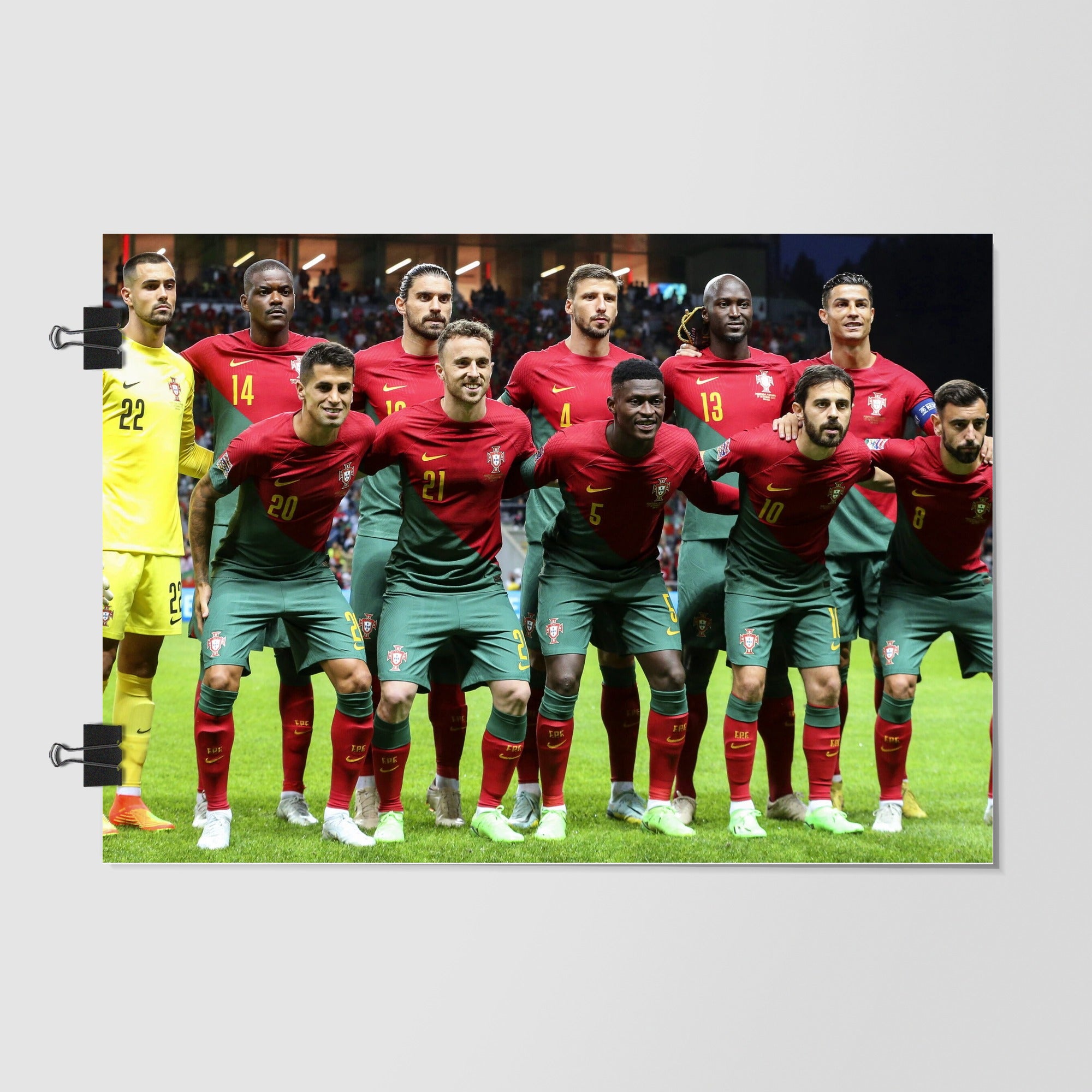 Portugal National Football Team Black Studio Shot by Decalz