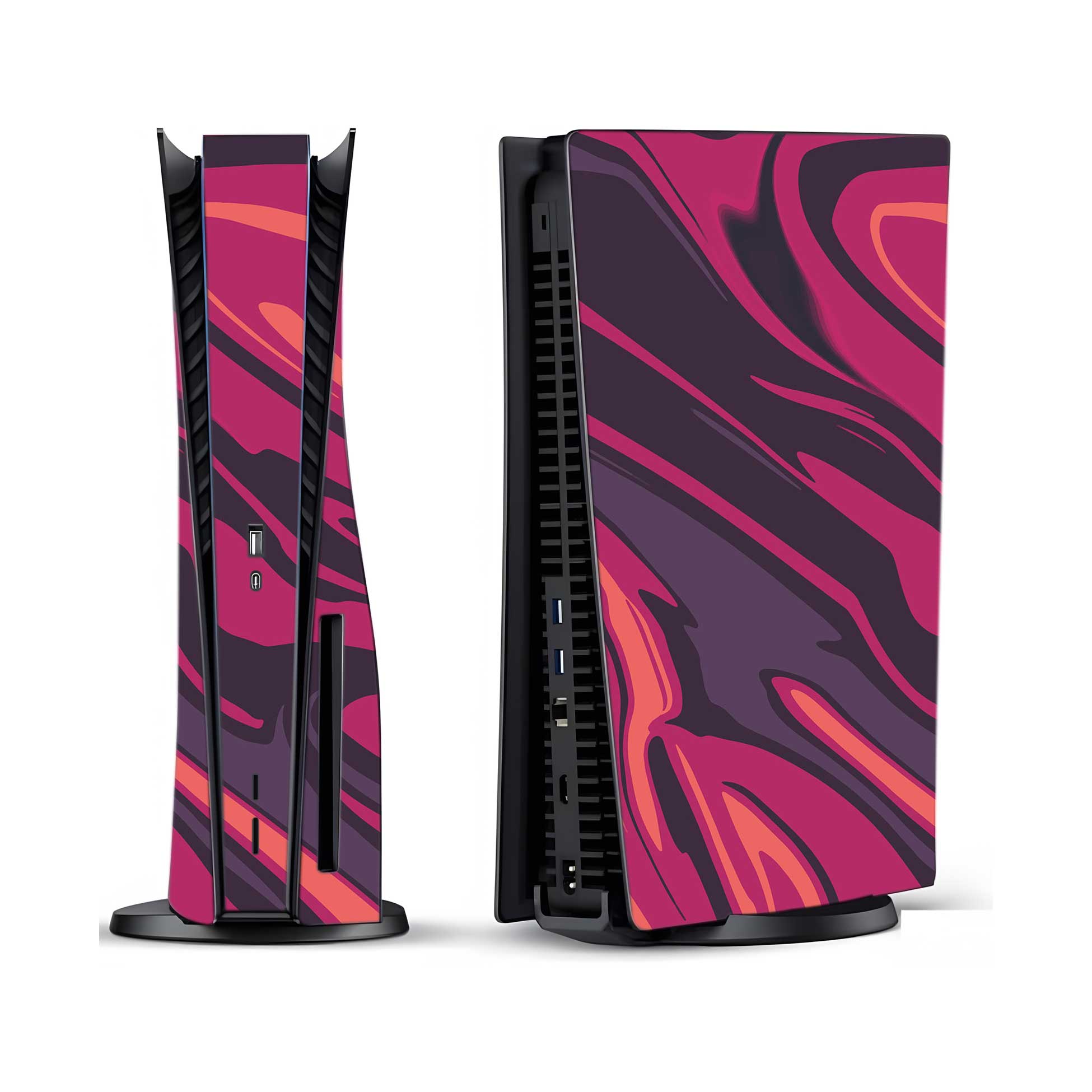 Poseidon Red PlayStation 5 Fat Skins & Wraps