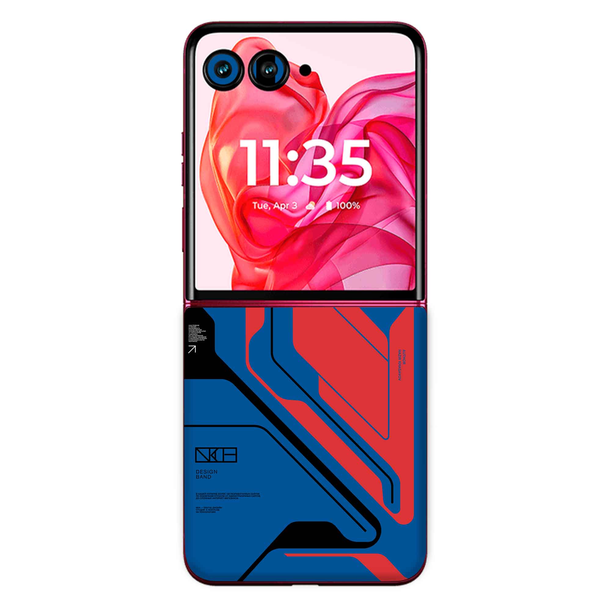Moto Razr 50 Ultra (5G) Skins & Wraps (Only Back No Edge to Edge)