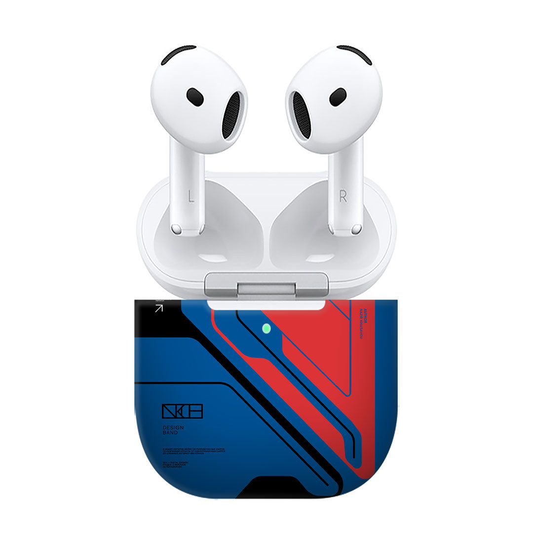 Airpods 4 Prime Blue Skins