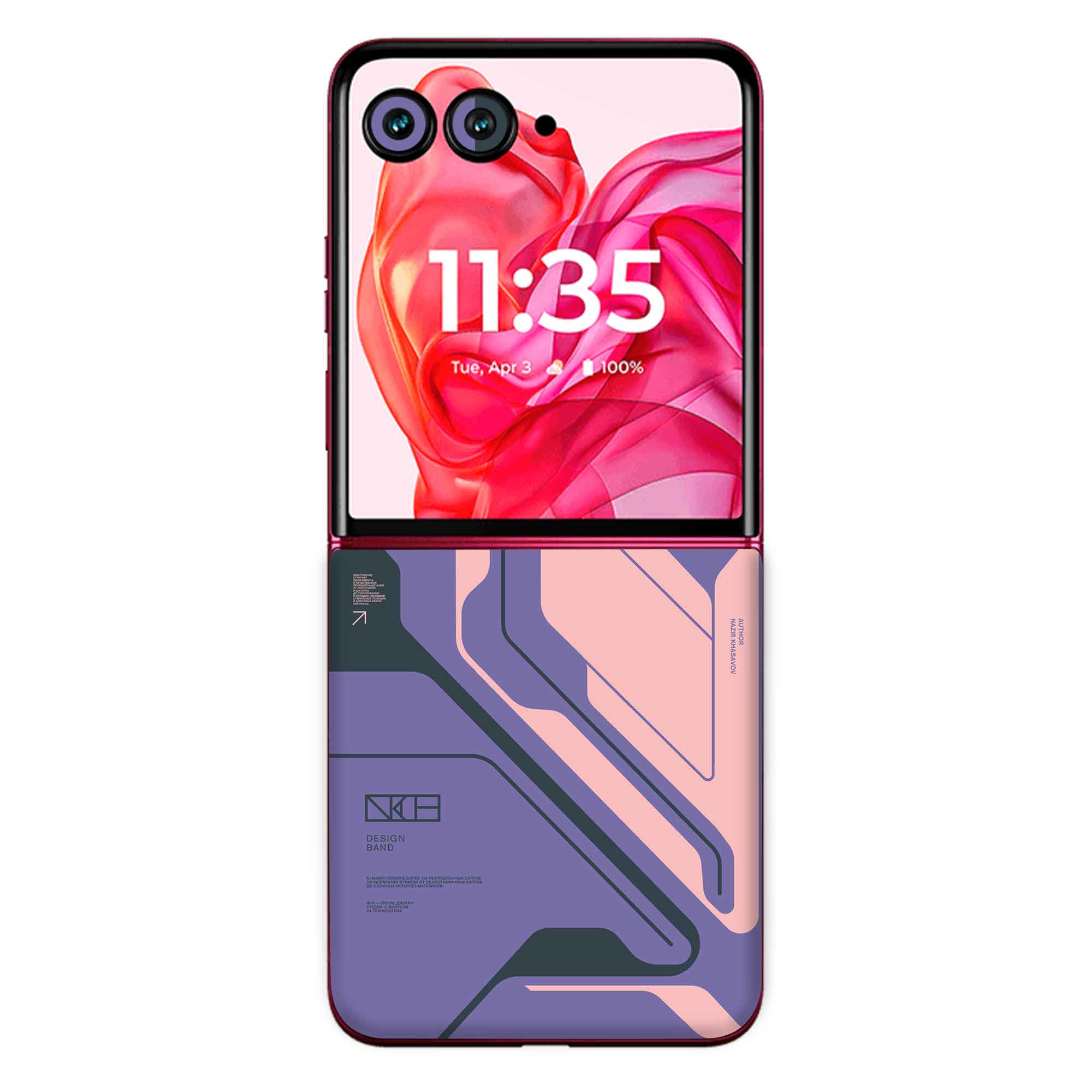 Moto Razr 50 Ultra (5G) Skins & Wraps (Only Back No Edge to Edge)