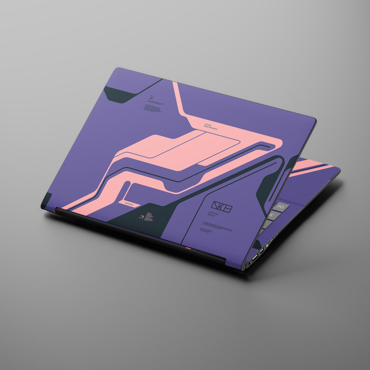 Purple Cyberpunk - Laptop Skins