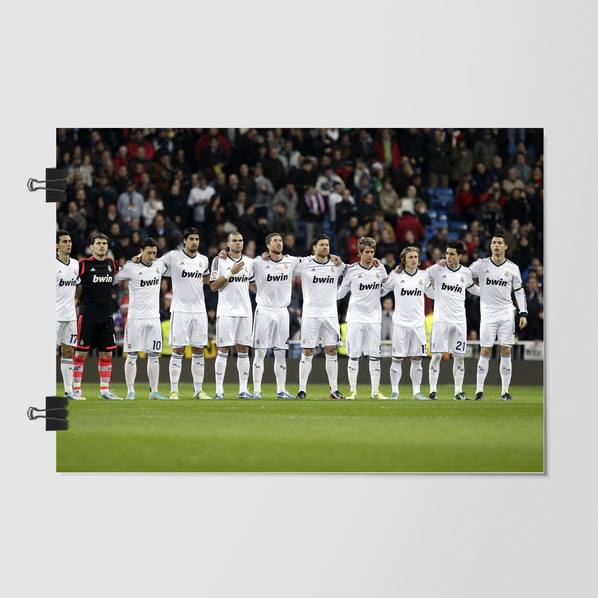 Real Madrid Cf Black Dramatic Lighting by Decalz