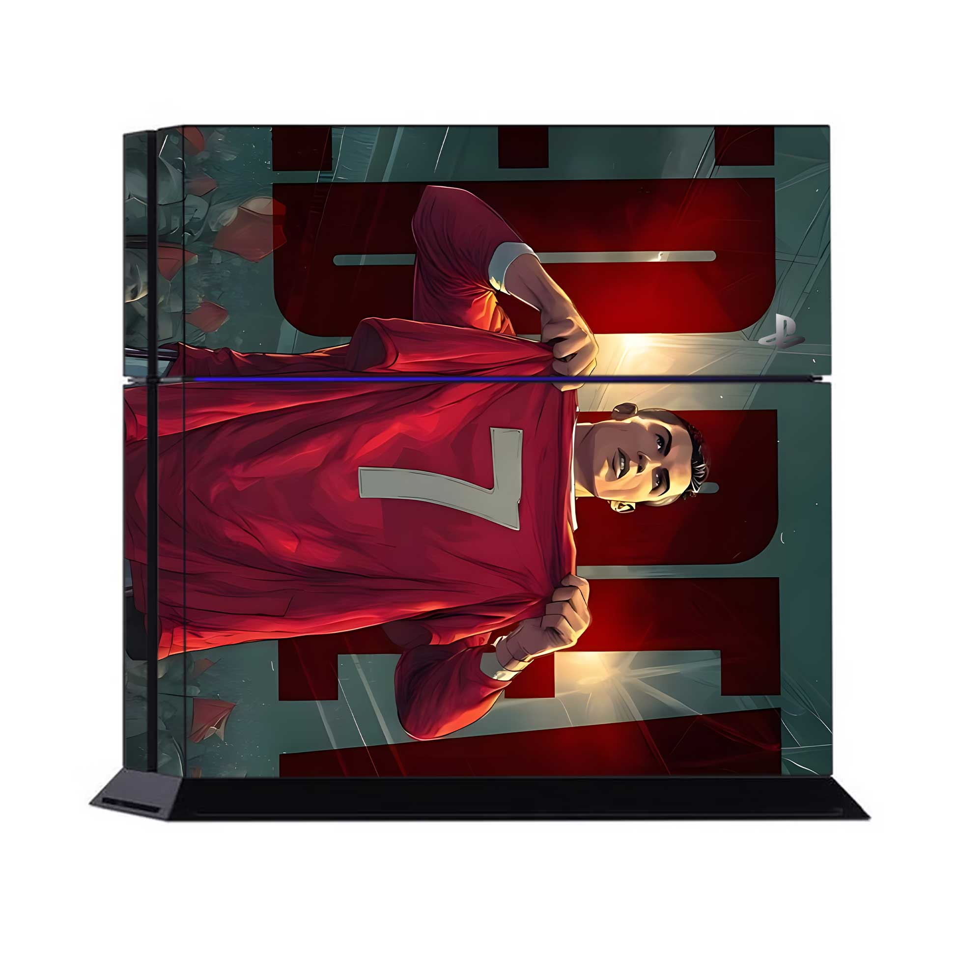 Red Aura PlayStation 4 Fat Skins & Wraps