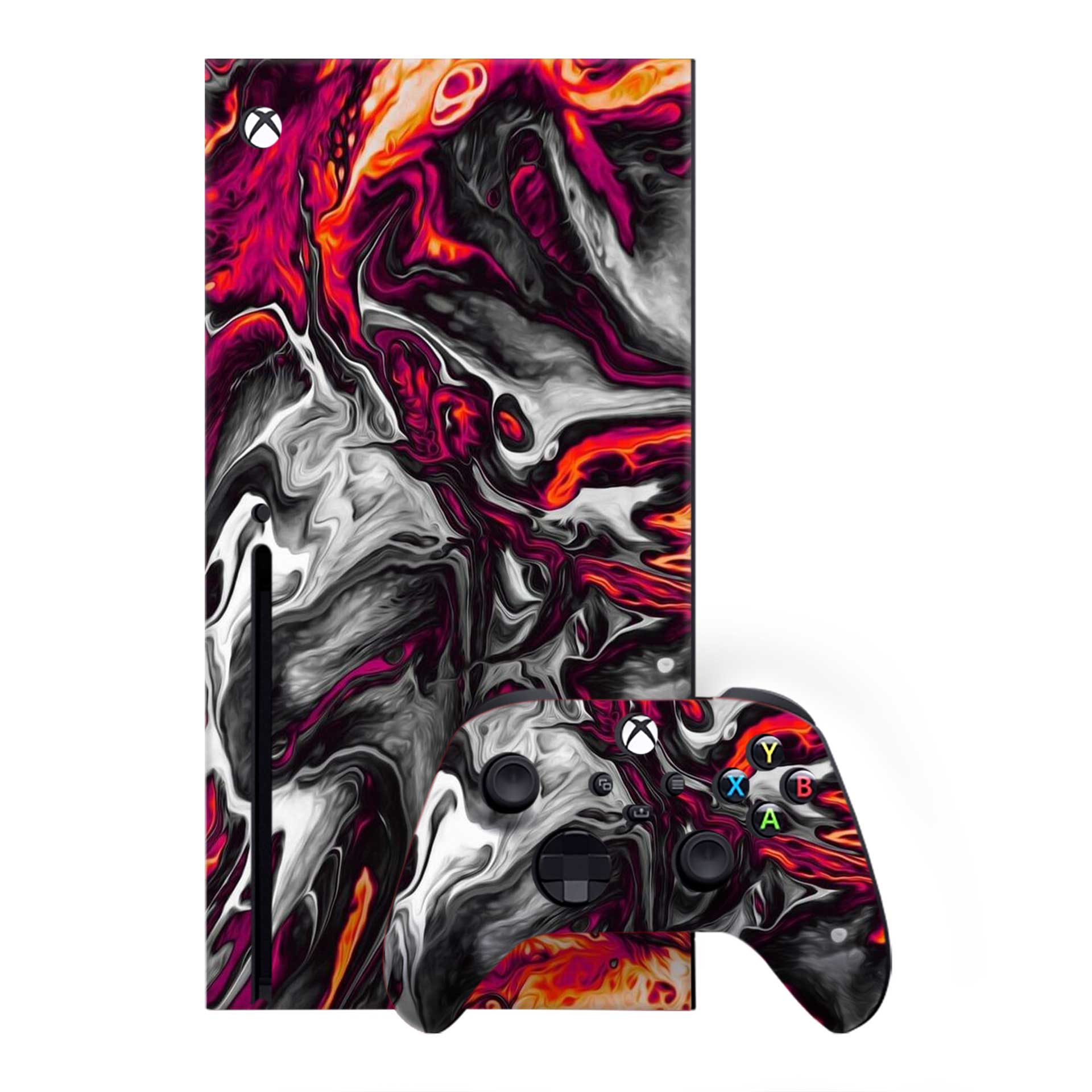 Red Hot Lava Xbox One X Skins & Wraps