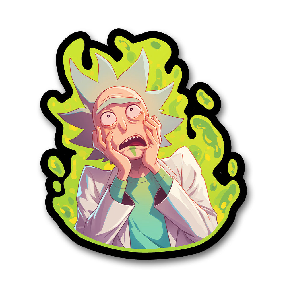 Rick And Morty Rick Sanchez Toxic Sticker