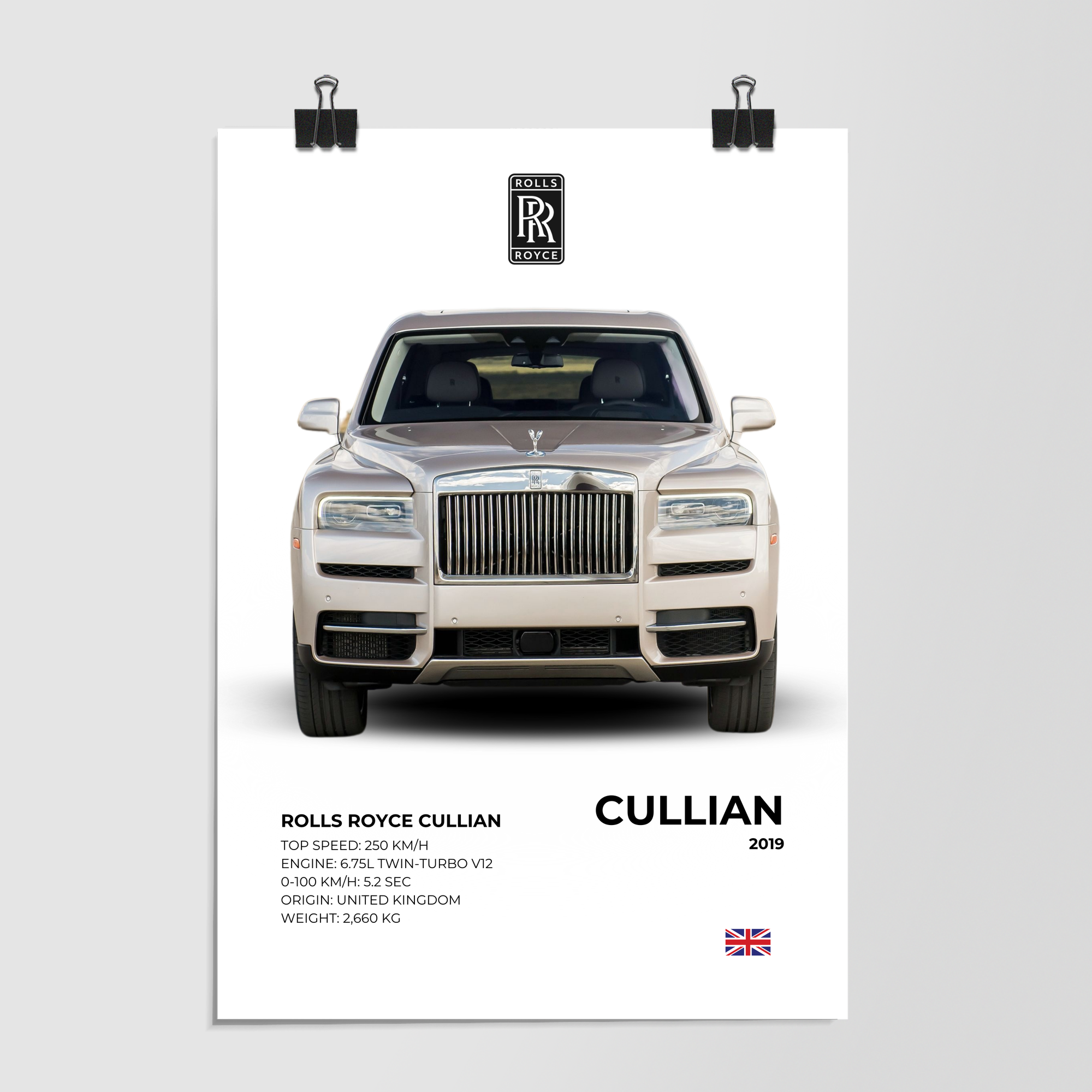 Rolls Royce Cullinan 2019 Silver by Decalz