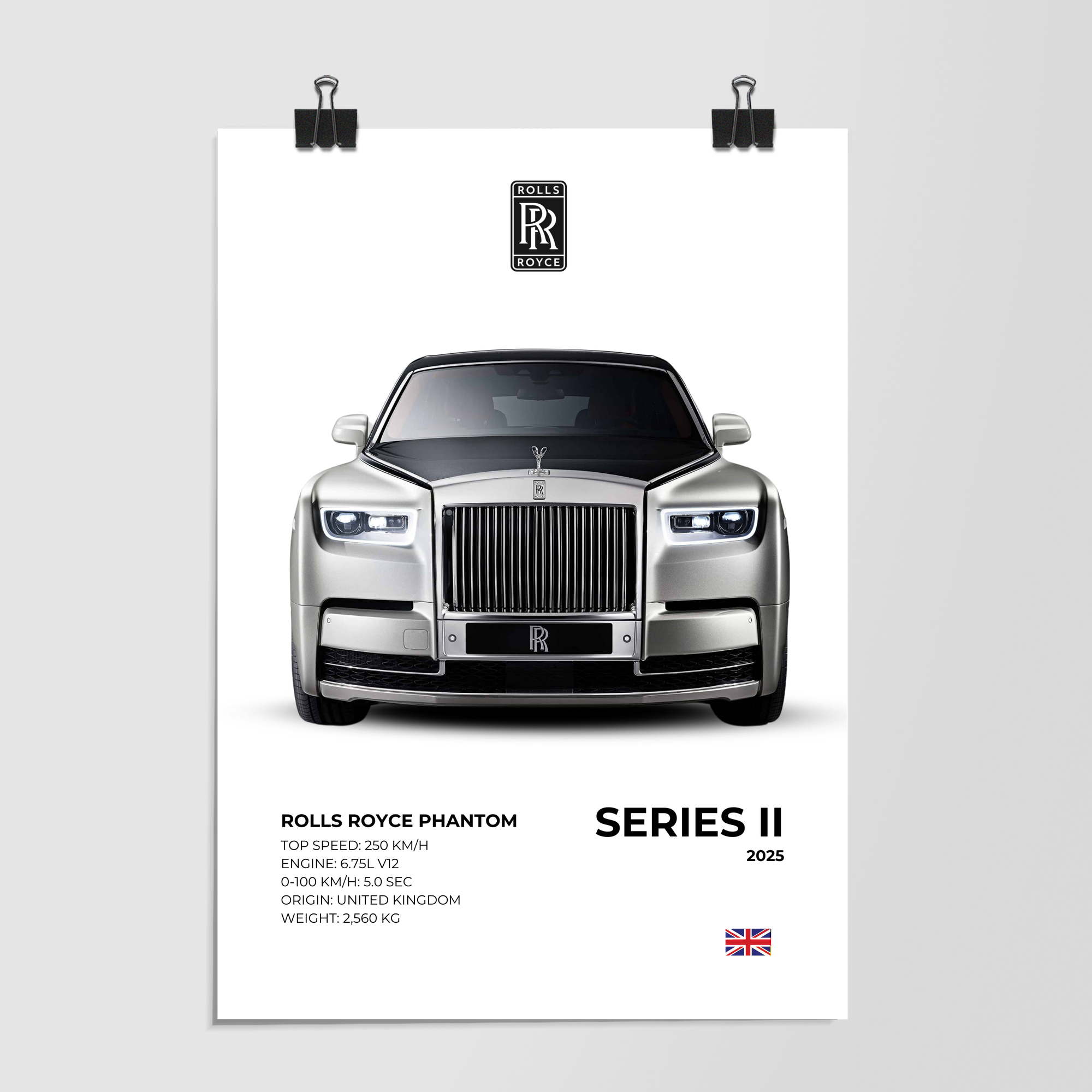 Rolls Royce Phantom Series Ii 2025 Gray by Decalz