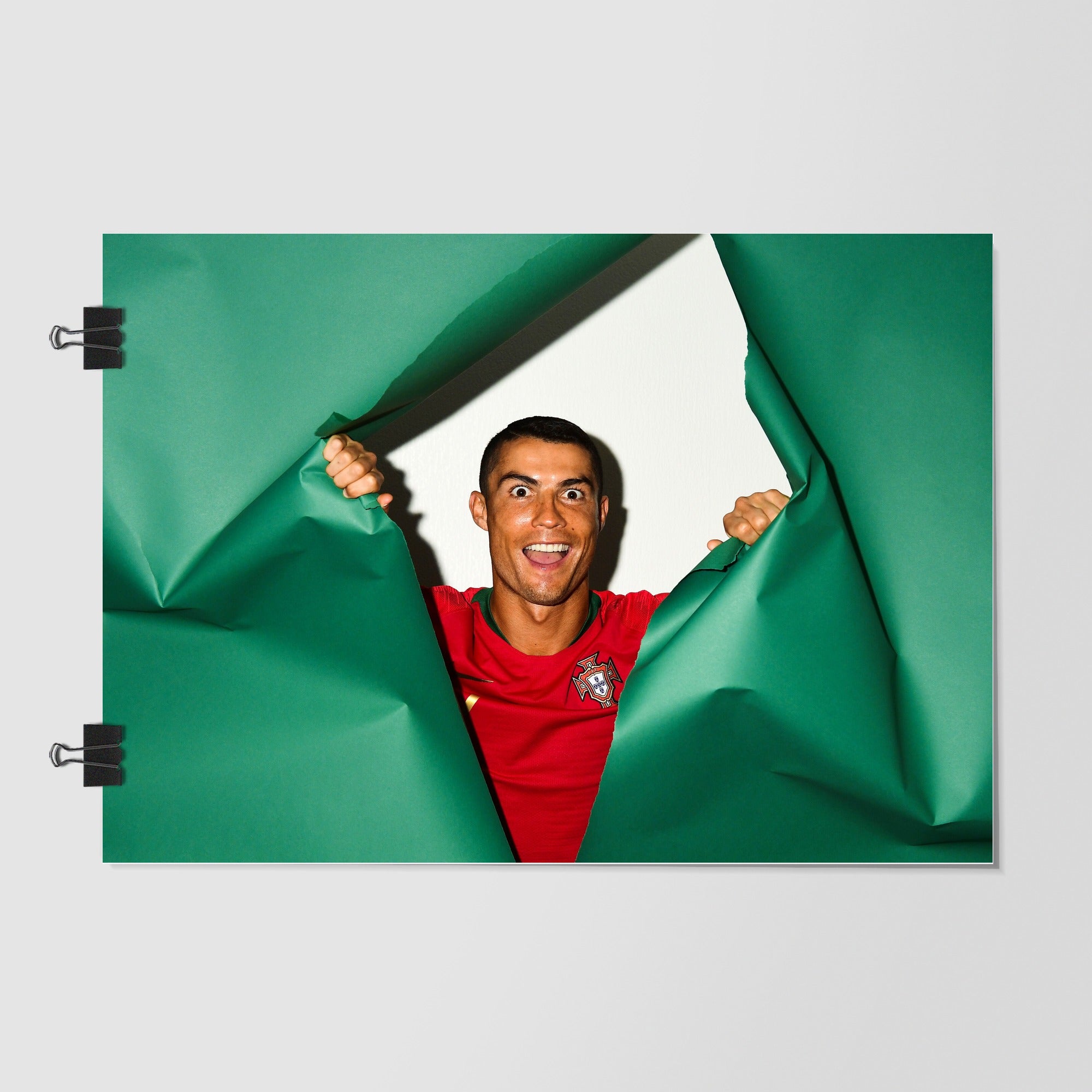 Ronaldo White Studio Shot by Decalz