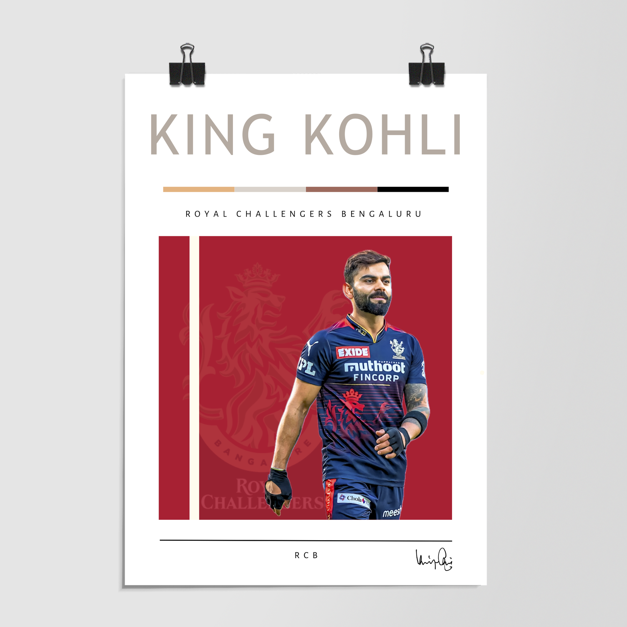 Royal Challengers Bengaluru by Decalz