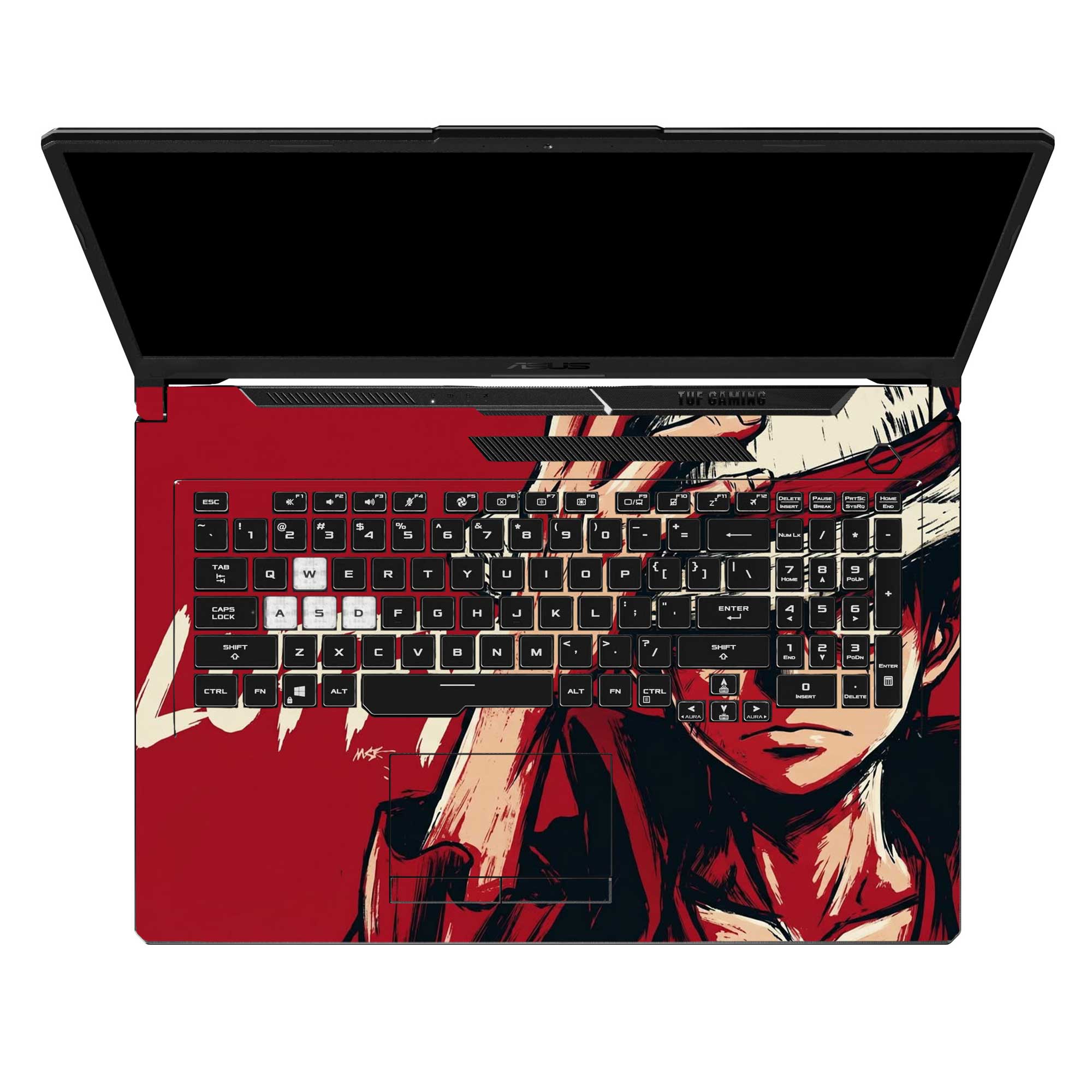 Rubber Man Red - Laptop Skins & Wraps