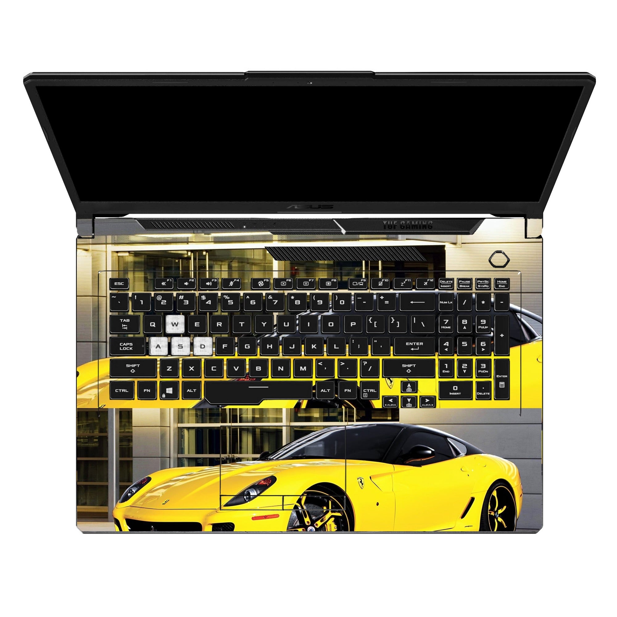 Scarlet Italian Gold Supercar Dramatic Lighting by Decalz