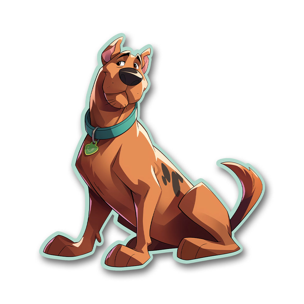 Scooby Doo Cartoon Dog Sticker