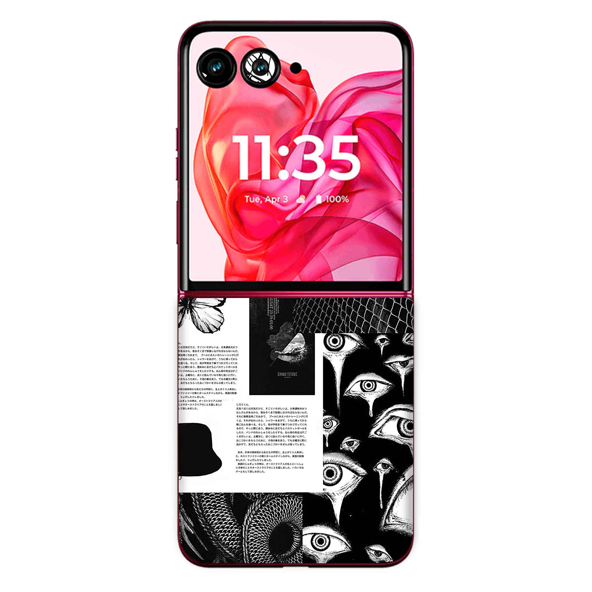 Moto Razr 50 Ultra (5G) Skins & Wraps (Only Back No Edge to Edge)