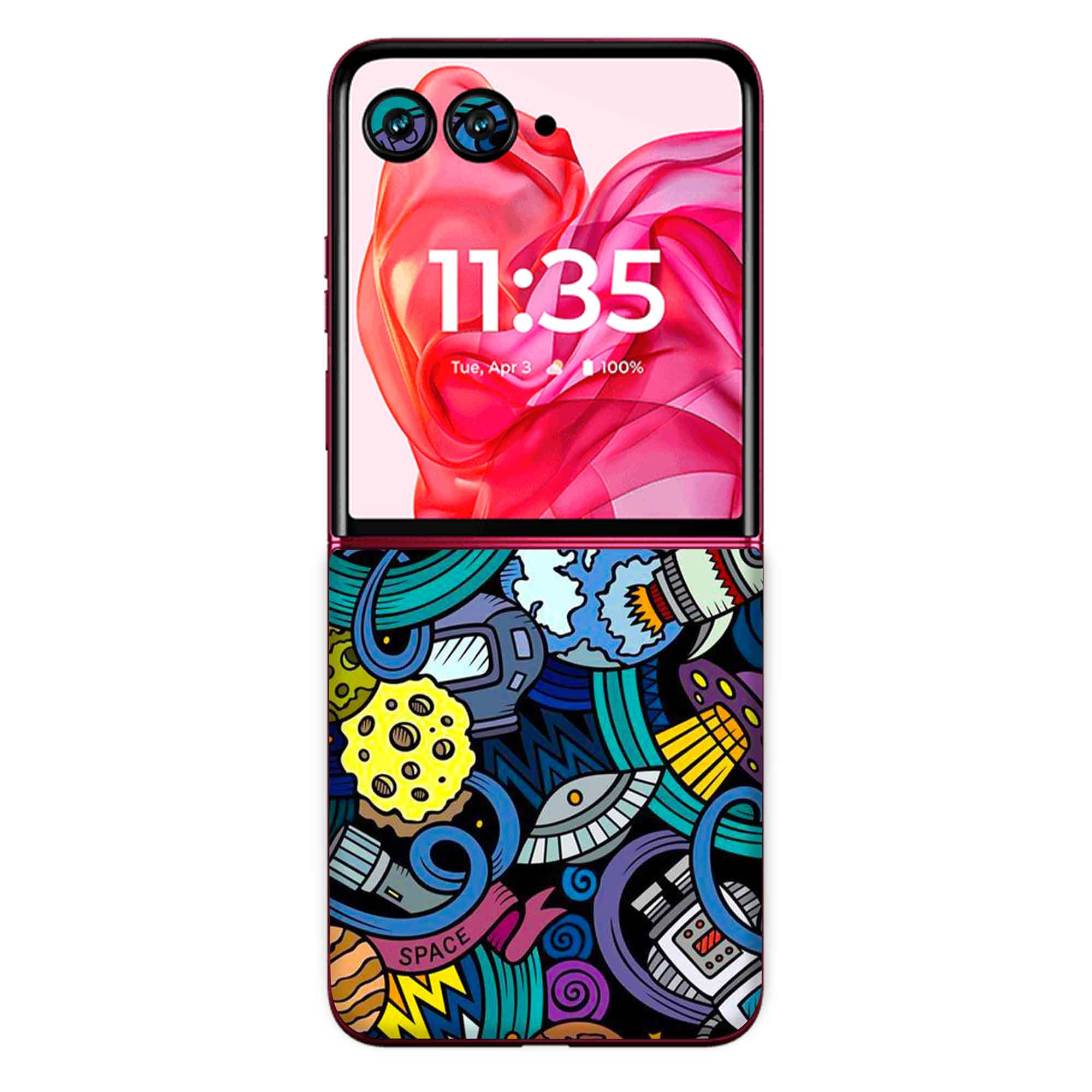 Moto Razr 50 Ultra (5G) Skins & Wraps (Only Back No Edge to Edge)