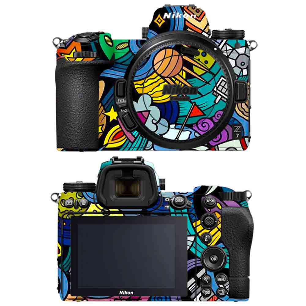 Space Doodle - Nikon Camera Skins