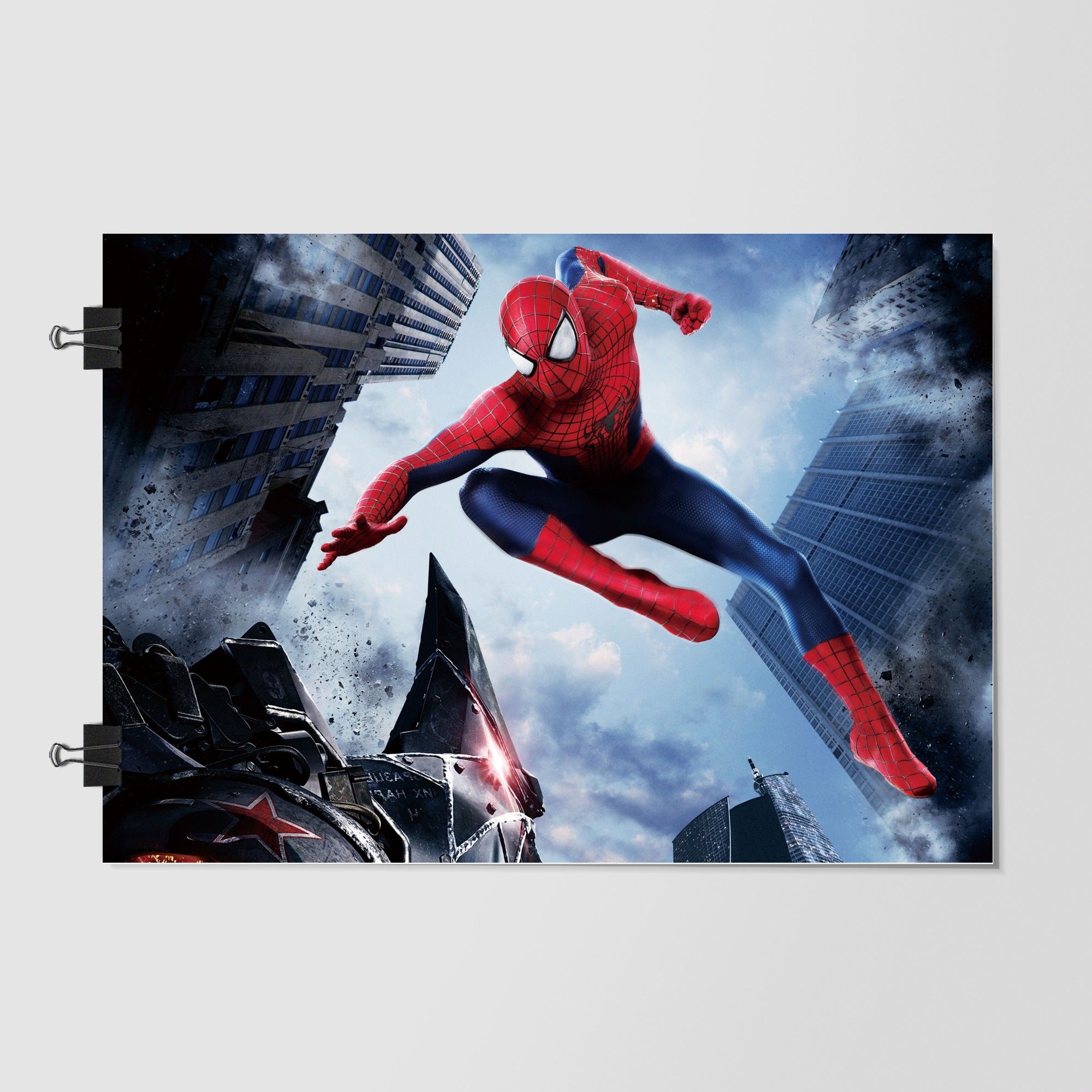 Spider Man Black Cinematic Shot by Decalz