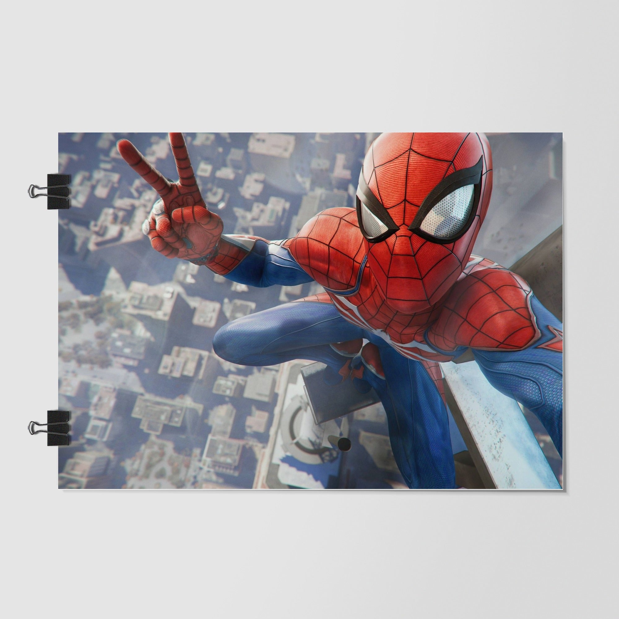 Spider Man Gray Night Scene by Decalz