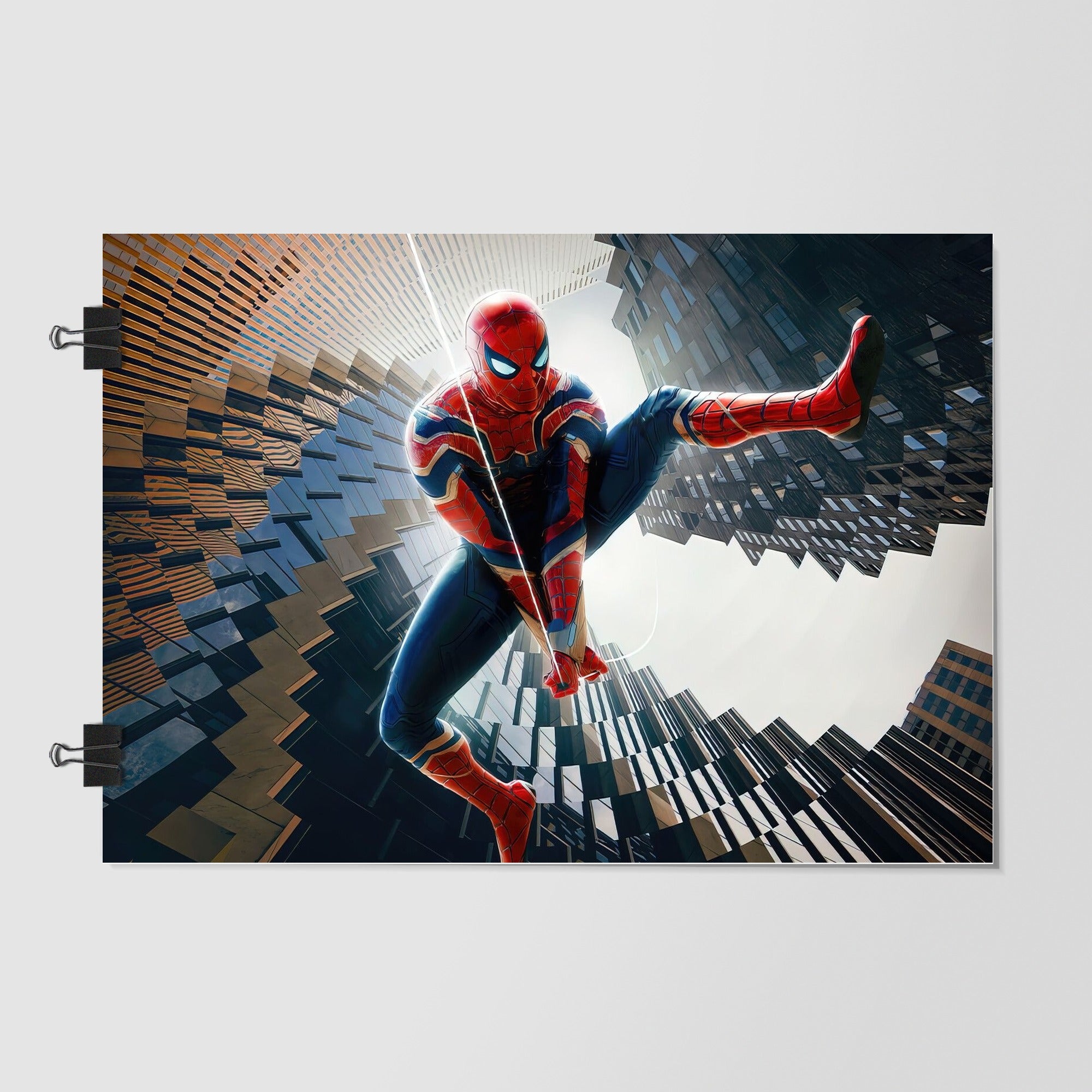 Spider Man Gray Studio Shot by Decalz