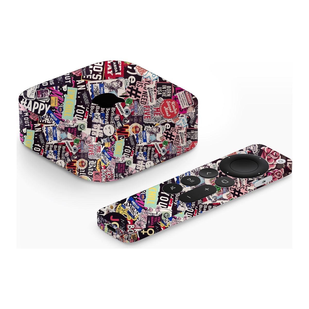 Sticker Doodle Apple TV 4K (2022) skin by Decalz