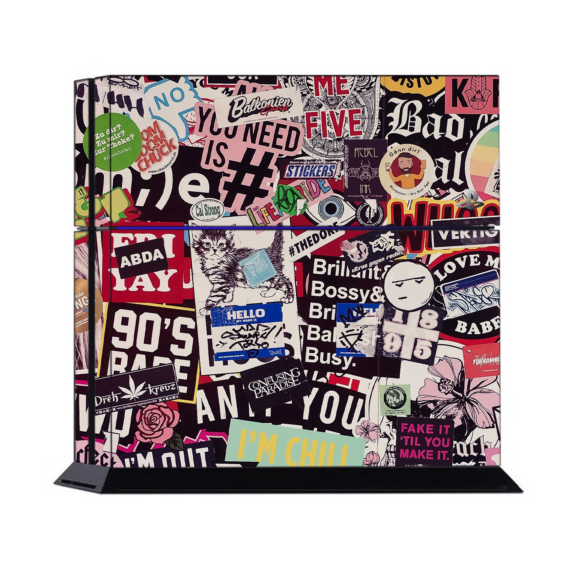 Sticker Doodle PlayStation 4 Fat Skins & Wraps