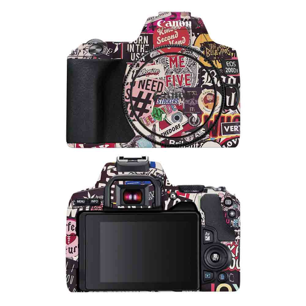 Canon 200D Mark II Camera Skins & Wraps