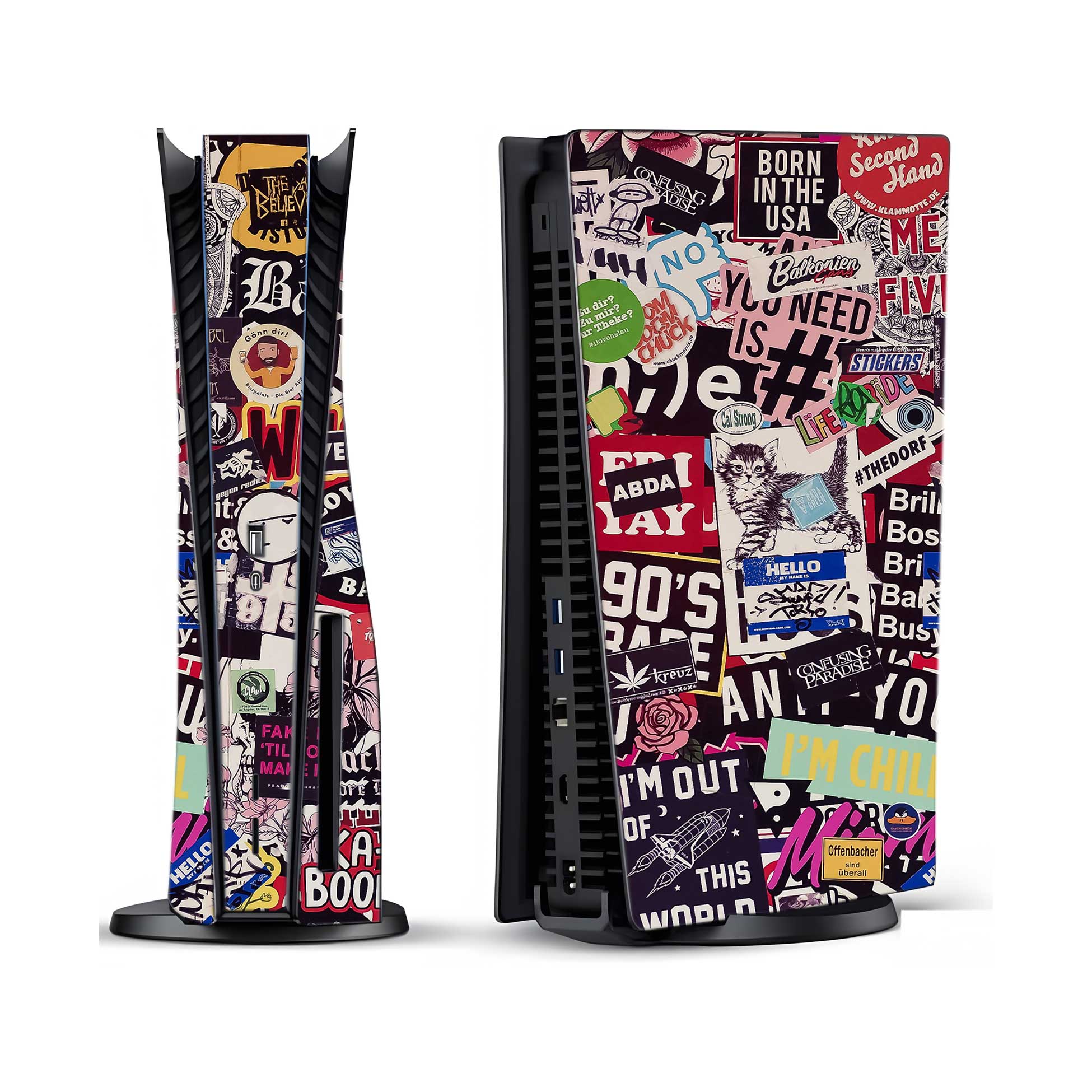 Sticker Doodle PlayStation 5 Fat Skins & Wraps