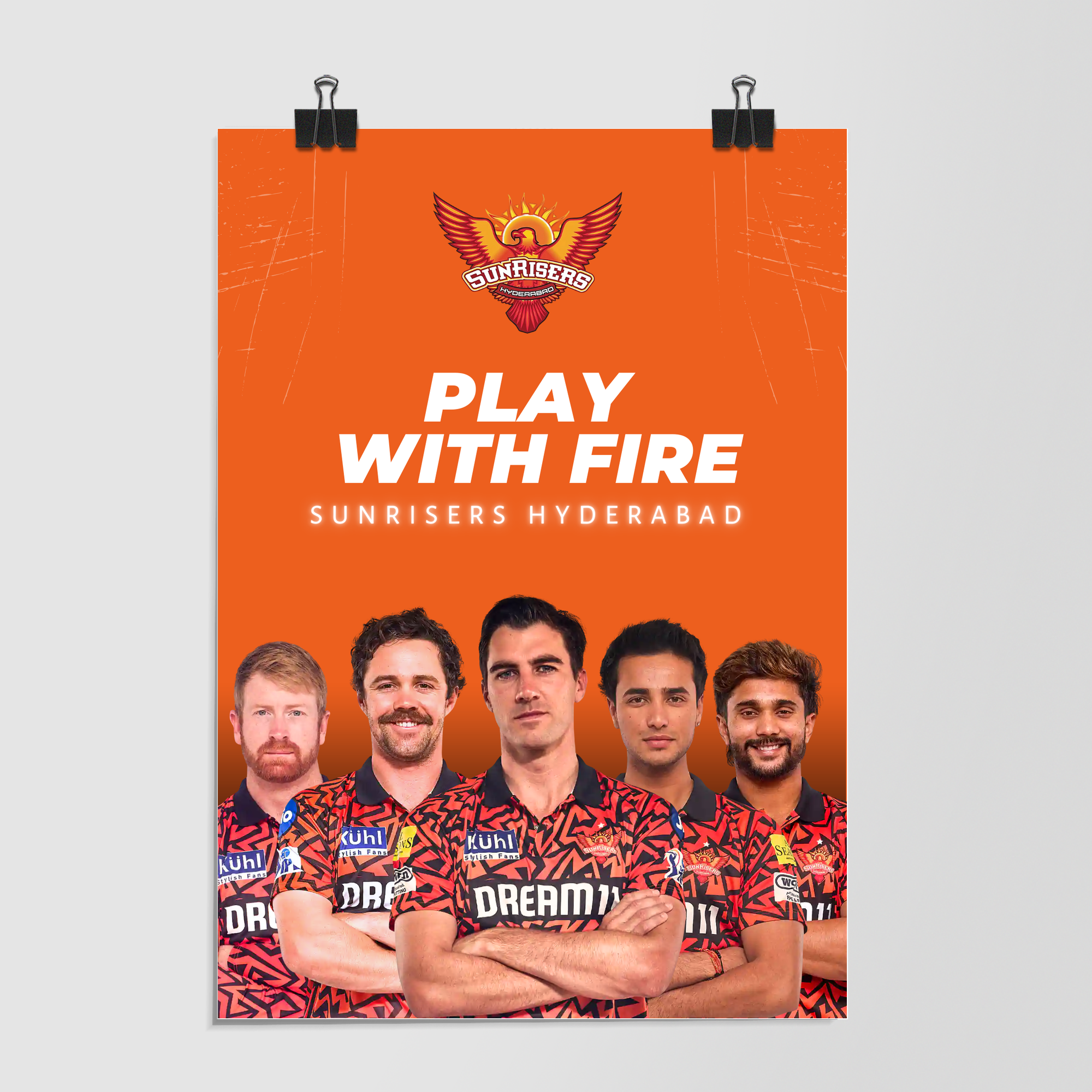 Sunrisers Hyderabad Play With Fire by Decalz