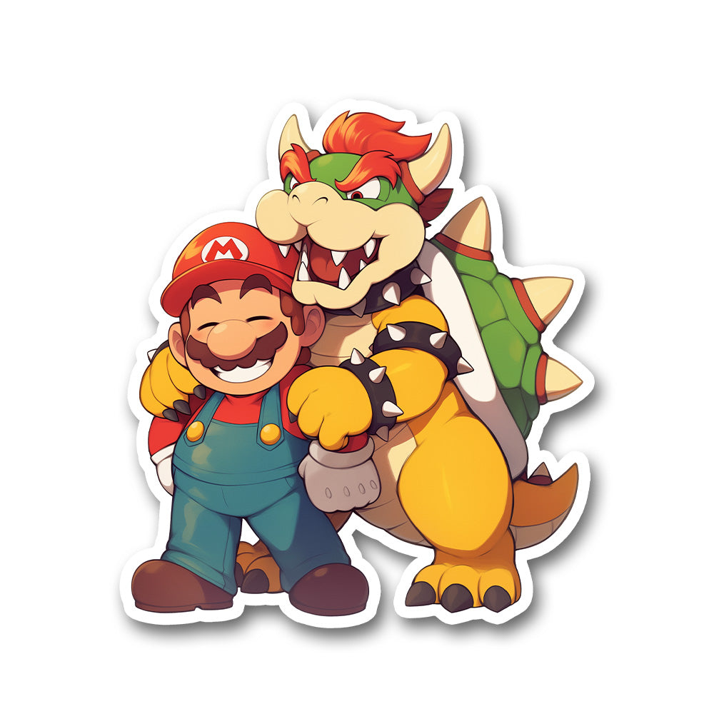 Super Mario Bowser Friendship Sticker