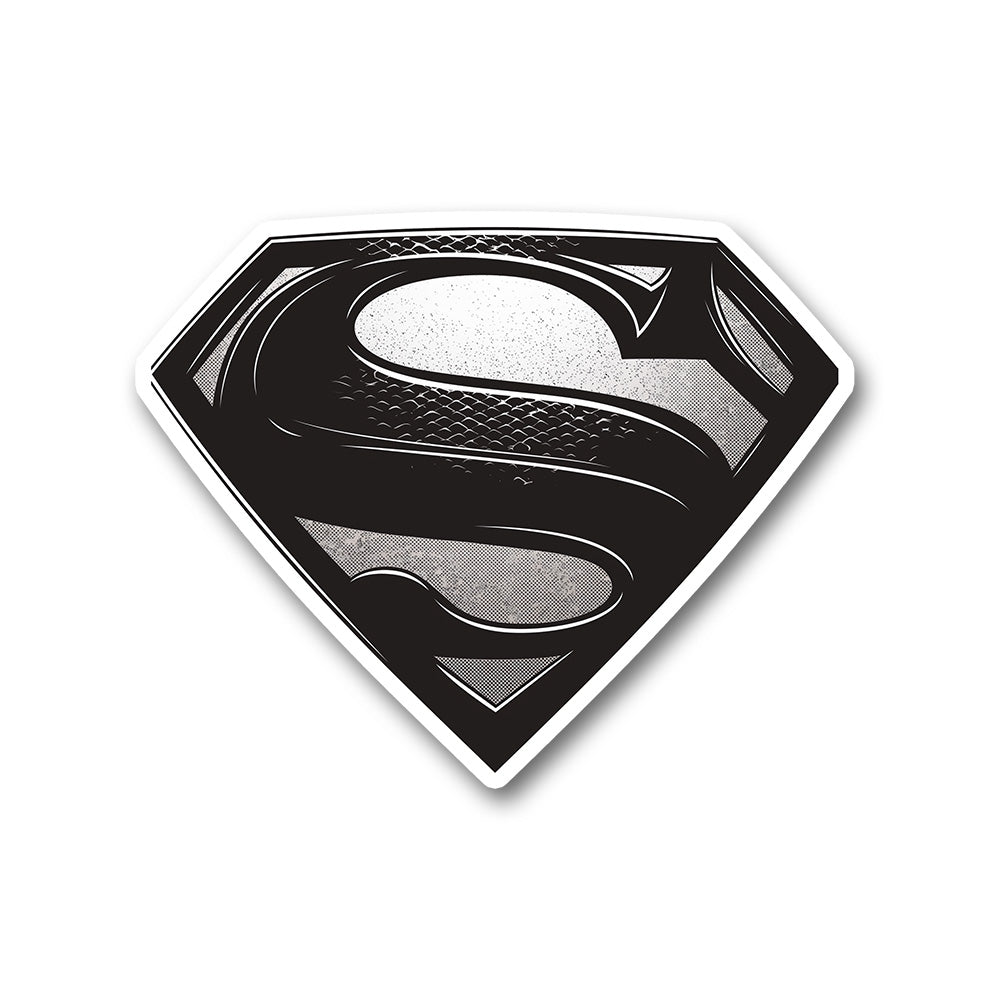 Superman Black Emblem Sticker