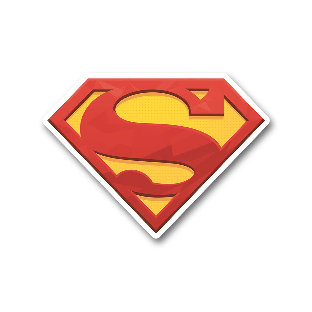 Superman Logo Red Yellow Sticker