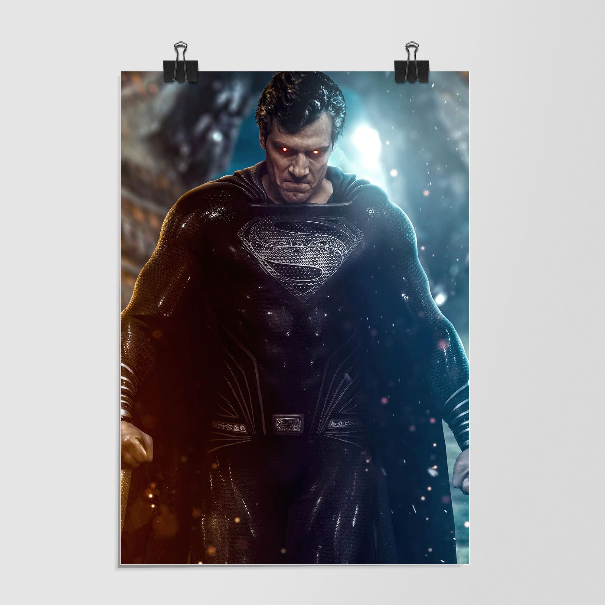 Superman Black Dramatic Lighting by Decalz