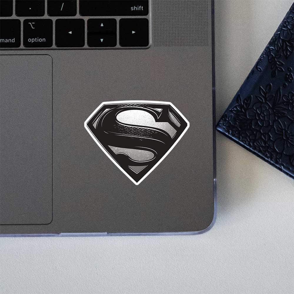 Superman Black Emblem Sticker
