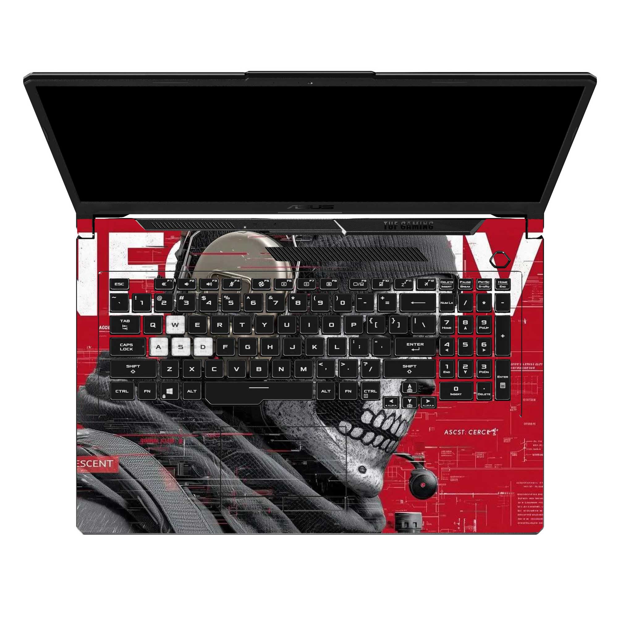 Tactical Skull - Laptop Skins & Wraps
