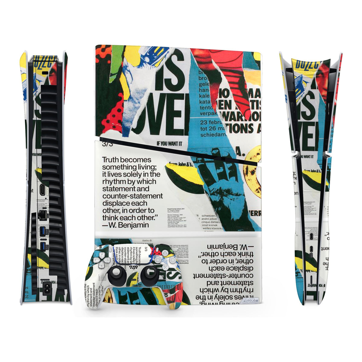 TarredWord PlayStation 5 Slim Digital skin by Decalz