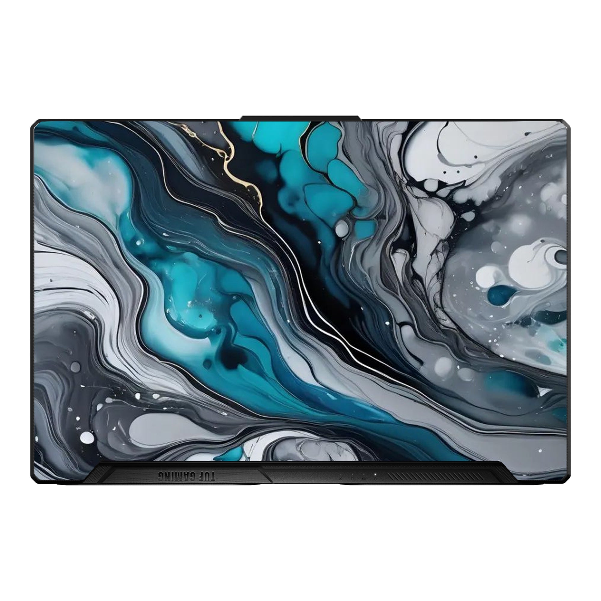Teal Grey Marble by Decalz